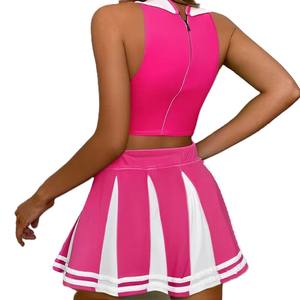 Concevez votre propre uniforme de cheerleading, vêtements d'équipe, uniforme de cheerleading en tissu doux, vêtements d'entraînement - Product Image 5
