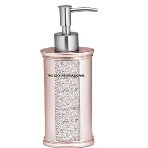 Newly Designed Upgraded Pump Type Transparent Liquid Container Golden Lid Stainless Steel <b>Soap</b> Dispenser - Product Image 5