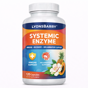 Cápsulas de Enzimas Sistémicas 500mg, Recuperación Inmunológica para Adultos, Apoyo Inflamatorio, Suplemento Dietético Vegano, Proveedor de Exportación OEM GMP - Product Image 2