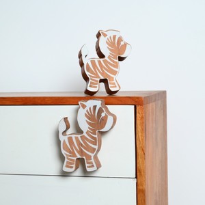 Handmade Acacia Wood Cabinet Zebra Natural and White Kids Drawer <b>Knobs</b> <b>Dresser</b> Door Handles Cupboard Pulls Kitchen Cabinet <b>Knobs</b> - Product Image 4