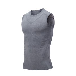 ARTIZ INTERNATIONAL Men's Ribbed Fabric Polyester/Cotton <b>Sports</b> <b>Tank</b> <b>Top</b> O-Neck Quick Dry Breathable Anti-Pilling Heat-Transfer - Product Image 6