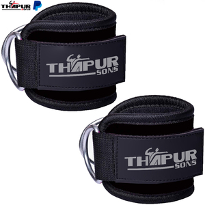 สายรัดข้อเท้า NQ SPORTS ระบายอากาศได้ ปรับระดับได้ บุด้วยนีโอพรีน สำหรับออกกำลังกายด้วยเครื่องเคเบิล พร้อมห่วงรูปตัว D ปรับแต่งได้ - Product Image 6