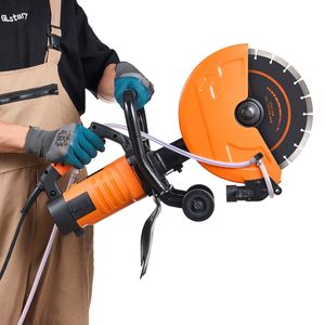 Scie à disque électrique humide 1800W pour la découpe du béton, 12 pouces, profondeur réglable de 4,5 pouces par scie murale - Product Image 6