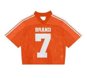 Camiseta de Fútbol Americano Personalizada con Logotipo, Estilo Urbano, Moderna, Estampada, de Malla, Corte Holgado, Absorbente de Humedad, 100% Poliéster, Fabricante - Product Image 5