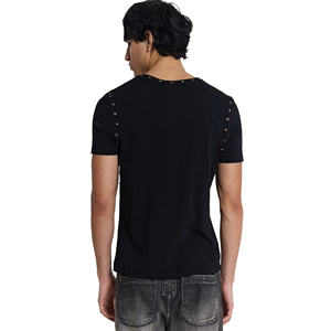 Nouveau T-shirt pour homme à manches courtes, personnalisable, écologique, respirant, en coton/bambou, col rond, design de haute qualité, vêtements décontractés - Product Image 4