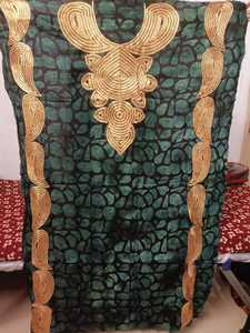 ผ้าเรยอนลายแอฟริกันสำหรับตัดเย็บเสื้อผ้าสตรี ดีไซน์สวยงาม เนื้อผ้าเรียบลื่น ดูสง่างาม เหมาะสำหรับชุดแฟชั่นสไตล์ชาติพันธุ์ - Product Image 3