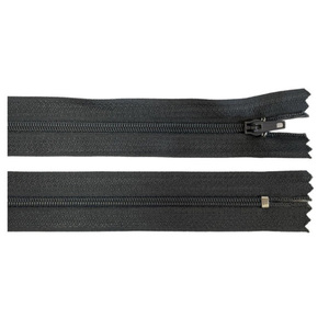 Nylon CFC Coil <b>Zipper</b> Closed End Non-Separating Garment <b>Zipper</b> Gray Fine Coil Continuous Filament Zip for Skirts Trousers Bags - Product Image 4