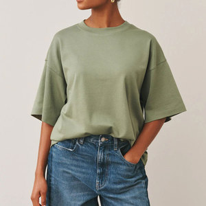 Diseña Tu Propia Camiseta Holgada Ligera para Mujer, Camiseta Holgada de Primera Calidad para Mujer, Diseño Cómodo y Holgado - Product Image 1