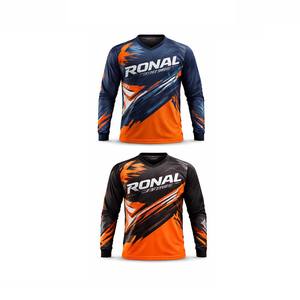 Jersey de Ciclismo de Montaña Más Vendido en Línea / Jersey de Ciclismo de Montaña de Alta Calidad con Logotipo Bordado Personalizado - Product Image 6