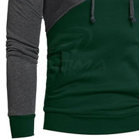 Ensemble de survêtement pour homme avec détails de surpiqûres contrastées, veste de survêtement tendance coupe ajustée et pantalon de jogging, tenue de sport athlétique
