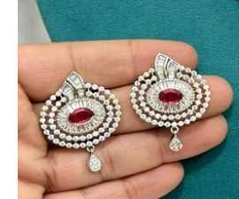 Conjunto de Collar y Pendientes con Circonitas de Primera Calidad, Chapado en Oro, Estilo Moderno, para Mujer, Ideal para Fiestas - Product Image 2