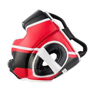 Protège-tête de boxe personnalisé avec logo, en cuir souple, rembourrage en mousse EVA, réglable, respirant, protection intégrale du visage, élégant - Product Image 3