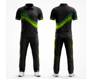 Breathable Sublimation <b>Cricket</b> Jersey Set Sublimation Printed | Men Women Youth <b>Cricket</b> Wears Polo Shirt and Trouser Full Team - Product Image 4
