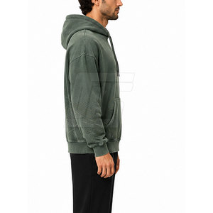Sweat-shirts pour hommes en tissu délavé à l'acide, tissu durable avec une coupe confortable, idéal pour les tenues décontractées, le style streetwear et une utilisation quotidienne décontractée. - Product Image 6
