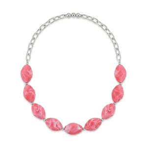 Collar Moderno de Resina Epoxi para Mujer, Diseño Único con Cuentas, Joyería Ligera a Precio de Mayoreo para Propietarios de Boutiques y Tiendas - Product Image 1