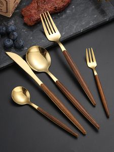 ชุดช้อนส้อมมีดสแตนเลสคุณภาพดีที่สุด เป็นมิตรกับสิ่งแวดล้อม ทันสมัย สวยงาม หรูหรา สำหรับใช้ในบ้าน โรงแรม ร้านอาหาร งานเลี้ยง - Product Image 3