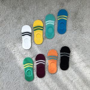 <b>Women</b> Striped Mesh Ankle <b>Socks</b> Breathable Cotton Blends Summer Daily Wear Thin Knitted <b>Sock</b> - Product Image 6