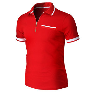 Ventes directes d'usine personnalisées, polos en coton doux, polos de golf pour hommes, col montant, 100% coton, polos pour hommes - Product Image 4