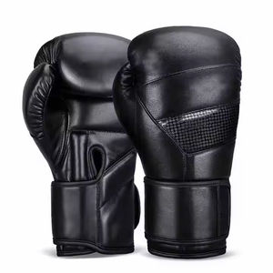 Guantes de Boxeo de Diseño de Alta Calidad 2026, Guantes de Combate de Cuero de Color Sólido con Dedos Completos, Venta al Por Mayor Personalizada - Product Image 2