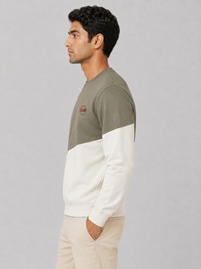 Sweat-shirt classique en mélange de coton doux avec doublure polaire pour homme, col rond, manches longues, pull décontracté pour la course, l'entraînement et le sport - Product Image 5
