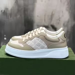 Baskets en cuir véritable de haute qualité, chaussures de course robustes pour hommes, style marche, antidérapantes, à bout fermé, tendance - Product Image 2