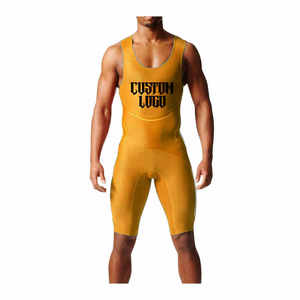 Traje de Lucha Personalizado de Spandex y Poliéster Sublimado con Corte Automatizado, Ropa Deportiva Ligera de Compresión - Product Image 4