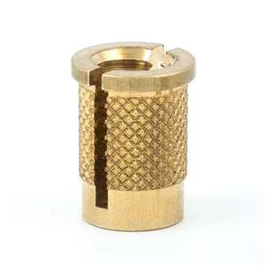Inserts filetés hexagonaux en laiton robustes, résistants à la corrosion, pour projets d'assemblage plastique, métal, bois - Product Image 1