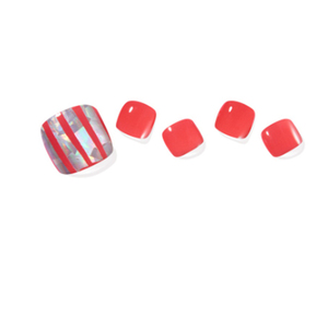 [SILKY SEOUL] Tiras de Gel para Pedicura de Aplicación Rápida, Brillo de Salón, Resistentes al Agua, Decoración de Uñas - Product Image 1