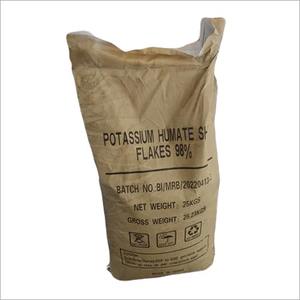 โพแทสเซียมฮิวเมตแบบเกล็ด (กรดฮิวมิก) ความบริสุทธิ์ 99% ปุ๋ยอินทรีย์แบบปลดปล่อยช้าสำหรับใช้ในดิน CAS 68514-28-3 - Product Image 1