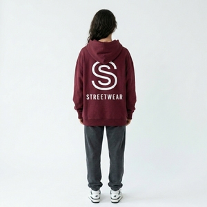 Hoodie surdimensionné pour femme personnalisé 500 GSM, fabrication OEM ODM, marque privée, fabricant de vêtements lourds - Product Image 2