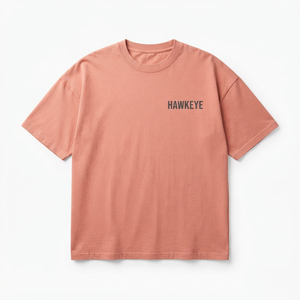 Camiseta de algodón GSM para hombre, lisa, de manga corta, extragrande, gruesa, de alta calidad, con posibilidad de personalizar con logotipo. - Product Image 5