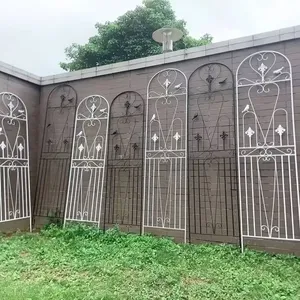 Treillis de jardin en aluminium durable, personnalisable en taille, avec revêtement en poudre, support vertical pour plantes grimpantes en extérieur - Product Image 1