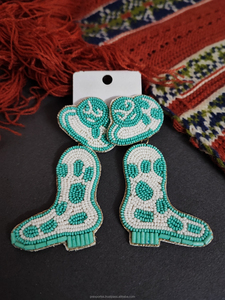 ต่างหูทรงหยดน้ำประดับลูกปัดรูปทรงต่างๆ งานปักมือแบบคลาสสิก ขนาดสั่งทำได้ แฟชั่นเครื่องประดับหลากสี สำหรับทุกเพศ เหมาะสำหรับงานปาร์ตี้ ไม่เคลือบผิว - Product Image 3