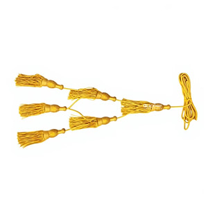 Gold Metallic Bullion Wire Custom Size Decorative Cincture for Liturgical Garments - Product Image 2