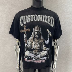 เสื้อยืดผู้ชายปี 2008 ผลิตจากโรงงานผู้ผลิตเสื้อผ้า ลายพิมพ์เพชร ดีไซน์สวยงาม ทรงปกติ ใส่สบาย ผลิตจากผ้าฝ้าย 100% - Product Image 4