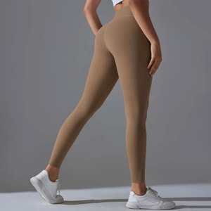 Leggings d'hiver en polaire thermique pour femmes joli pantalon de yoga à motif solide collants en laine pour la chaleur - Product Image 2