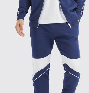 <b>Men</b>’s Color Block Tracksuit Set – Full Zip Hoodie <b>Jacket</b> & Jogger Pants 2-Piece Sportswear Suit - Product Image 5