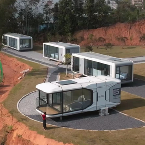 40 pies y 20 pies espacio cápsula casa prefabricada litera cabina con 3 dormitorios para la aplicación del hospital - Product Image 5