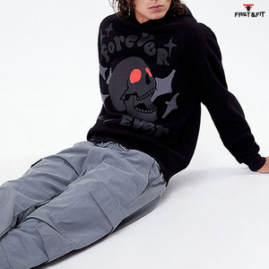 เสื้อฮู้ดดี้ผู้ชายคุณภาพสูง ผ้าฝ้าย 100% สำหรับฤดูหนาว ทรงโอเวอร์ไซส์ สวมใส่สบาย น้ำหนักเบา รับสกรีนโลโก้ ราคาดีที่สุด ผลิตในประเทศปากีสถาน - Product Image 3