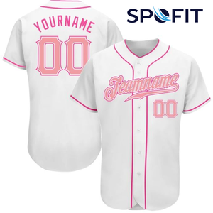 Custom Baseball Jersey Sublimated Pinstripe Uniform Personalised Team Name Number Men's Baseball <b>Shirts</b> OEM ODM - Product Image 2