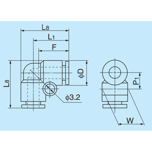NITTA Chemifit C1 Series EUL6-C le produit de composants industriels - Product Image 1