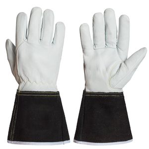 Factory Made Custom Design Cow Leather Safety <b>Gloves</b> New Style Best Quality Working Safety Wear <b>Gloves</b> - Product Image 6
