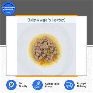 Distribuidor Confiable de Origen Tailandés que Vende Alimento para Mascotas de Pollo y Vegetales de la Mejor Calidad para Gatos, Disponible en Bolsitas para Todas las Razas - Product Image 3