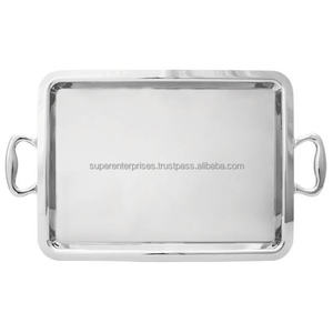 Exportateur et fabricant de plateaux de service en aluminium en métal tailles de formes personnalisées pour la décoration de table pour le festival - Product Image 1