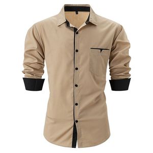 Camisa de Vestir Gris Premium para Hombre, Corte Entallado, Manga Larga, con Botones, Formal, para Negocios, Oficina, Bodas, Fiestas, Clásica, Elegante y Cómoda - Product Image 5