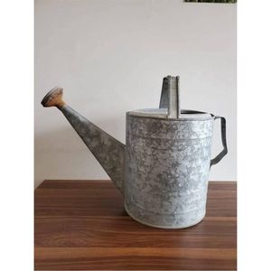 Wholesale Galvanized Iron Watering Can Large Capacity Long Spout Garden Watering Pot <b>Metal</b> Sprinkler for Outdoor Plant Water Pot - Product Image 1