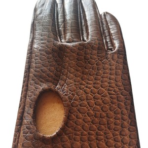 Gants longs en cuir véritable pour femmes, en cuir PU, élégants, pour l'hiver, pour garder les bras au chaud - Product Image 6