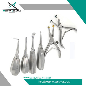 Kit de 6 pièces de qualité supérieure en acier inoxydable pour l'extraction manuelle de couronnes dentaires, comprenant pinces, écarteurs, séparateurs et élévateurs, pour la dentisterie allemande - Product Image 6