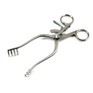 Écarteur chirurgical Weitlaner 6,5 pouces, à pointes 3 x 4, instruments vétérinaires à bout arrondi en acier inoxydable, instruments chirurgicaux pour la poitrine - Product Image 3