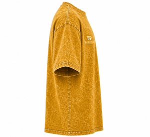 Camiseta de algodón grueso para hombre, estilo jersey, lavada con efecto stone washed, manga corta, de alta calidad, estilo urbano, último diseño, camisetas lavadas para hombre - Product Image 3